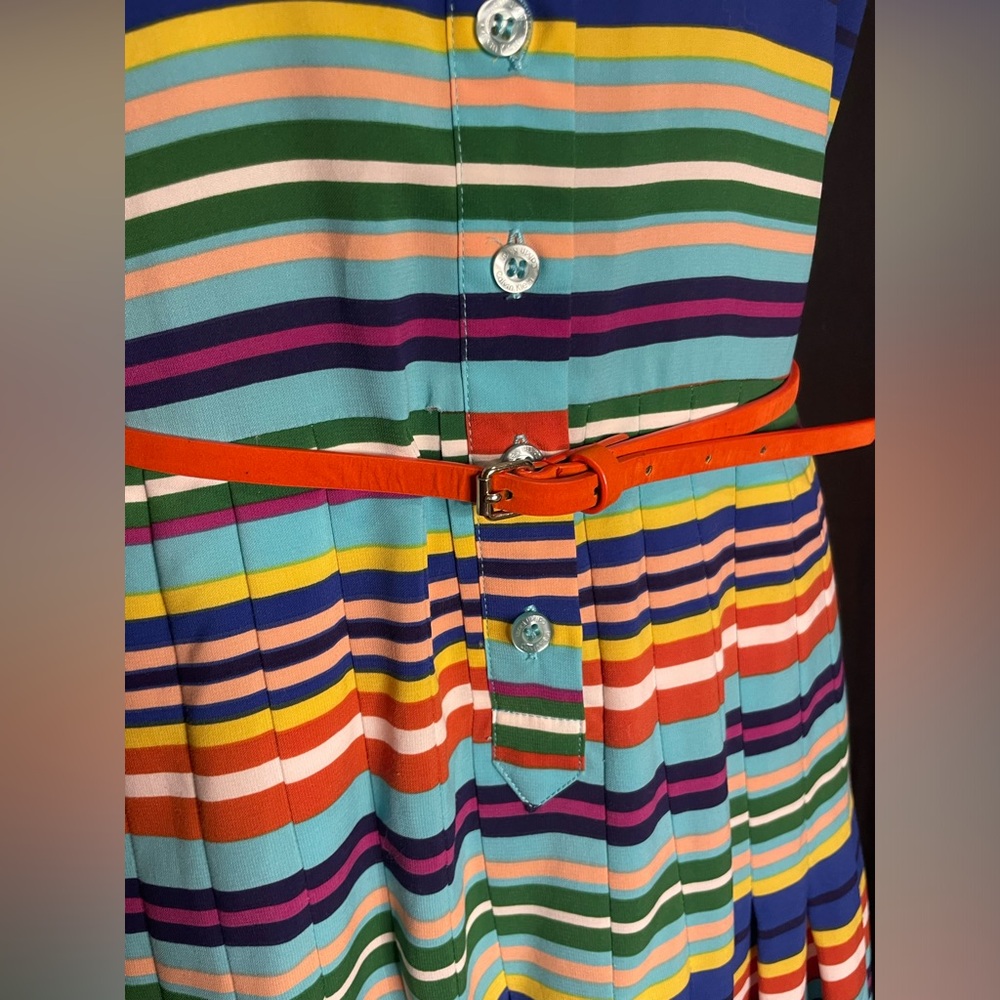 Calvin Klein Multicolored Striped Lightweight Sum… - image 2